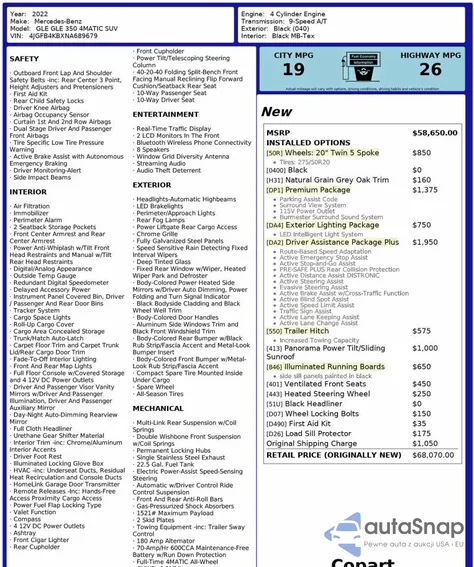 2022 Mercedes-Benz Gle 350 4Matic from USA, damaged, VIN 4JGFB4KBXNA689679